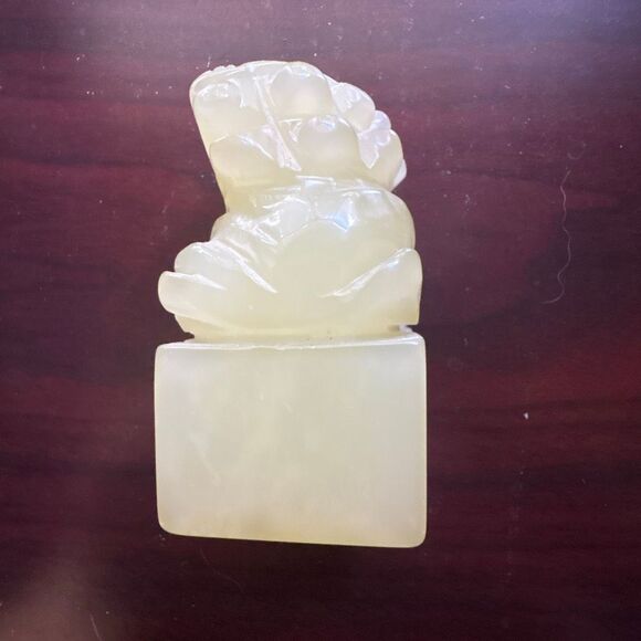 Jade Foo Dog, Sculpture, Chinese, Light Green, Unique - Picture 4 of 8